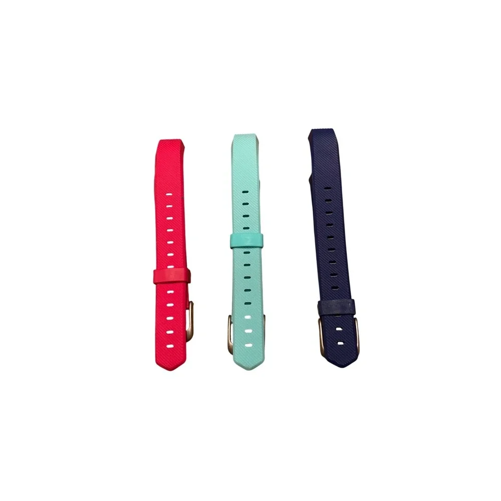 3 Pack Fitbit Alta Alta HR Replacement Bands Silicone Wristbands Pink Teal Navy